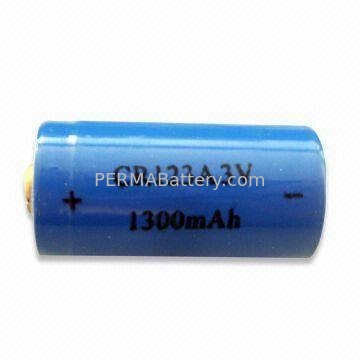 КИТАЙ Non-перезаряжаемые батарея лития CR123A 3.0V 1300mAh поставщик