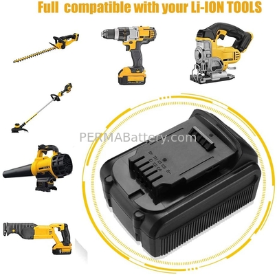 6.0Ah заменяют для батареи Dewalt 20V на Dewalt электрические инструменты 20 вольт DCB200 DCB201 DCB203 DCB204 DCB205 DCB207 бесшнуровые поставщик